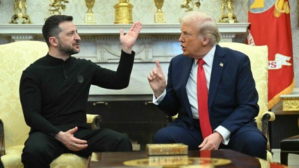 Ukrainas president Volodomyr Zelenskyj og Donald Trump møttes i Det hvite hus i slutten av februar. Møtet ble historisk av negativ betydning. Trump har flere ganger lovet å gjøre slutt på krigen i Ukraina. Ukrainas president Volodomyr Zelenskyj og Donald Trump møttes i Det hvite hus i slutten av februar. Møtet ble historisk av negativ betydning. Trump har flere ganger lovet å gjøre slutt på krigen i Ukraina. Foto: Saul Loeb / AFP / NTB