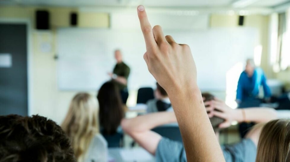 Det rapporteres stadig oftere om svært alvorlige hendelser mot lærere i Oslo-skolen, viser rapport. Foto: Berit Roald / NTB