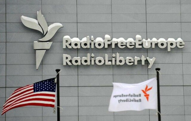 Radio Free Europe/Radio Libertys hovedkontor i Praha.