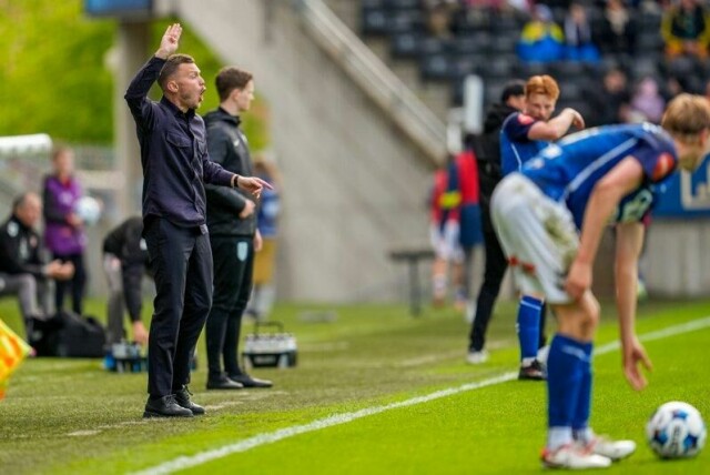 Rosenborg-trener Alfred Johansson var langt fra fornøyd med det han fikk se av sitt lag mot KFUM Oslo.