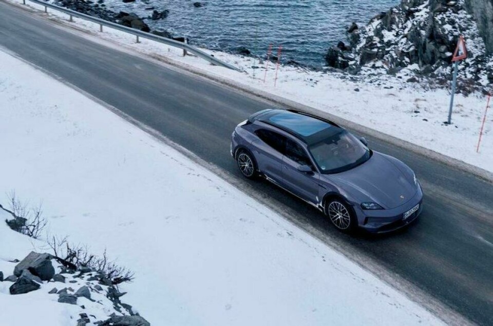 Porsche Taycan holdt forbruket imponerende stabilt på turen til verdens nordligste ladestasjon, til tross for blå temperaturer. Porsche Taycan holdt forbruket imponerende stabilt på turen til verdens nordligste ladestasjon, til tross for blå temperaturer. Foto: Porsche