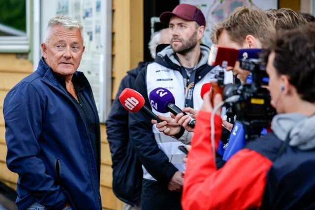 Gjert Ingebrigtsen intervjues etter Narve Gilje Nordås' løp i Trond Mohn Games. Han gikk da han fikk spørsmål om rettssaken.