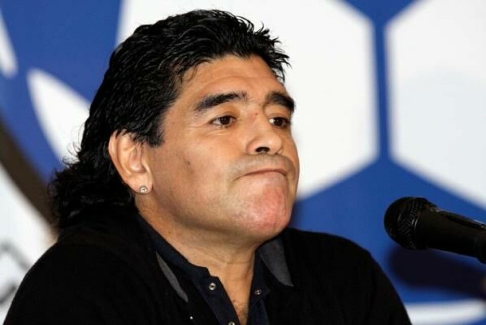 Diego Maradona skal ha vært i store smerter før han døde. Diego Maradona skal ha vært i store smerter før han døde. Foto: Carlos Hernandez / AP Photo / NTB