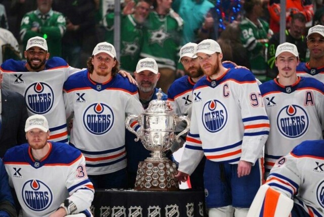 Edmonton Oilers er mestere i Western Conference og skal spille Stanley Cup-finale mot Florida Panthers.