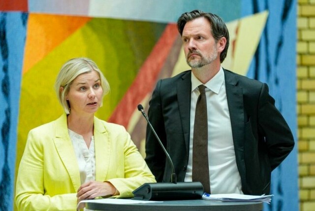 partilederne Guri Melby (V) og Dag-Inge Ulstein (KrF) har en jobb å gjøre om de skal ha mulighet til å bidra til borgerlig valgseier til høsten.