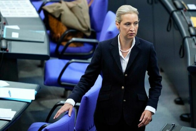 AfD-leder Alice Weidel ser det som en seier at BfV venter med å omtale dem som ekstremistiske. Arkivfoto: Ebrahim Noroozi / AP / NTB
