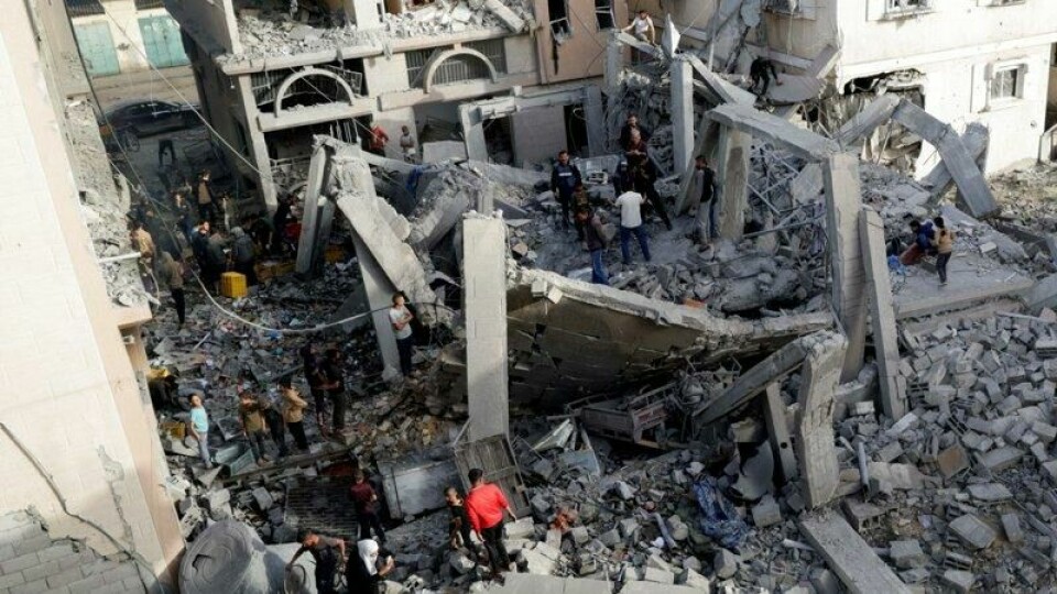 Store ødeleggelser i den sørlige delen av Gaza. Store ødeleggelser i den sørlige delen av Gaza. Foto: Reuters / NTB