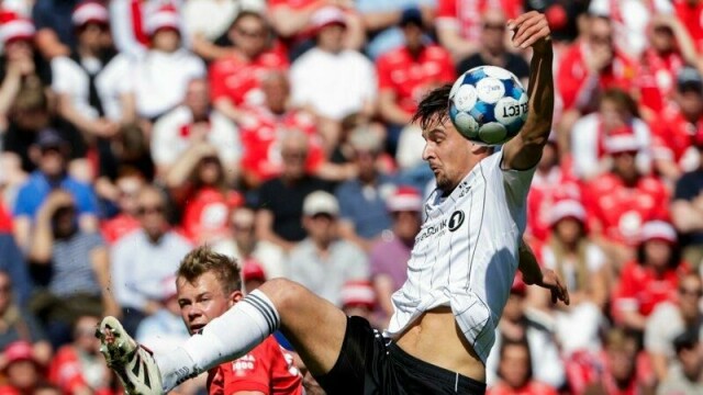 Rosenborgs Tomás Nemcík under eliteseriekampen i fotball mellom Brann og Rosenborg på Brann Stadion.