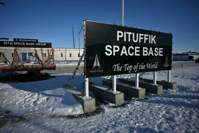 Pituffik Space Base på Grønland.