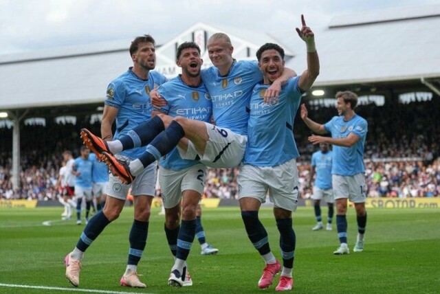 Erling Braut Haaland scoret for City.