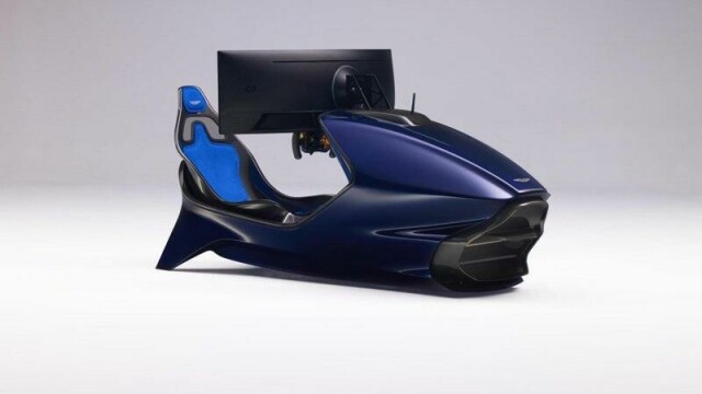 Aston Martin og Curv Racing Simulators AMR-C01-R har en design som er inspirert av sportsbilene fra Gaydon.