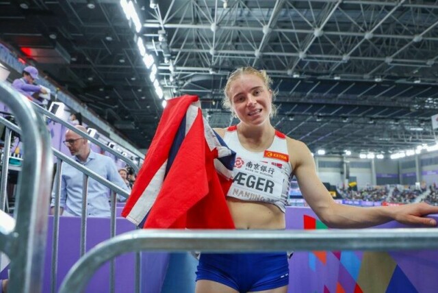 Henriette Jæger og de andre norske stafettjentene leverte sterkt i Kina søndag. Her fra en tidligere anledning.