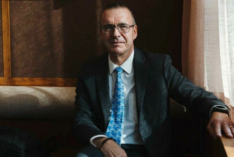 – Privat sektor vil ha en nøkkelrolle når Ukraina skal gjenoppbygges, fastslår Jaco Cilliers, UNDPs landdirektør i Ukraina. Nylig hadde han møte med et tyvetall norske firmaer som jobber innenfor energisektoren. – Privat sektor vil ha en nøkkelrolle når Ukraina skal gjenoppbygges, fastslår Jaco Cilliers, UNDPs landdirektør i Ukraina. Nylig hadde han møte med et tyvetall norske firmaer som jobber innenfor energisektoren. Foto: Andrea Gjestvang / Panorama Nyheter