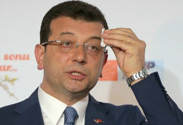 Ekrem Imamoglu, som ble pågrepet 19. mars og anklaget for korrupsjon, blir sett på som den største rivalen til mangeårige president Recep Tayyip Erdogan.