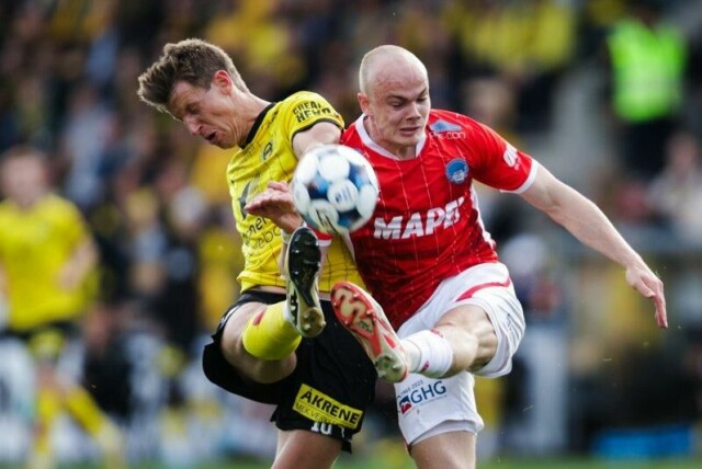 Thomas Lehne Olsen scoret mot Kongsvinger i 1. divisjon fredag.