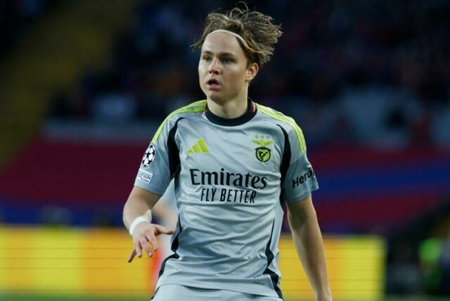 Andreas Schjelderup bidro med en assist da Benfica tok en viktig borteseier i gullkampen i portugisisk fotball.