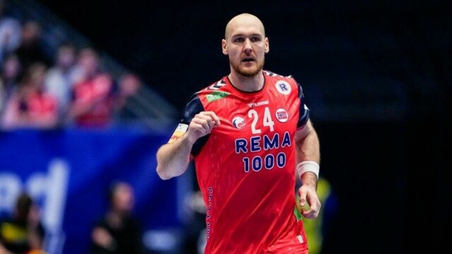 Norges Christian O'Sullivan i aksjon mot USA i VM på hjemmebane tidligere i år.