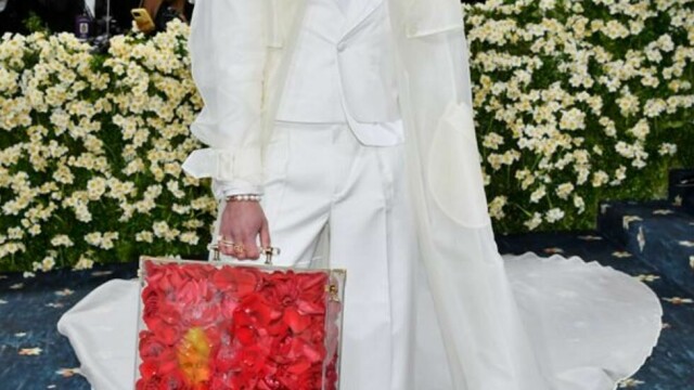 Gustav Magnar Witzøe på Met Gala mandag kveld.