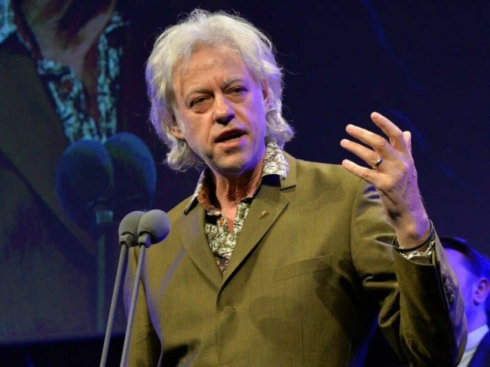 Bob Geldof gikk til angrep på Musk og Trump under en konsert i Dublin nylig. Bildet er fra en tidligere konsert. Bob Geldof gikk til angrep på Musk og Trump under en konsert i Dublin nylig. Bildet er fra en tidligere konsert. Foto: Mark Allan / Invasion / AP / NTB