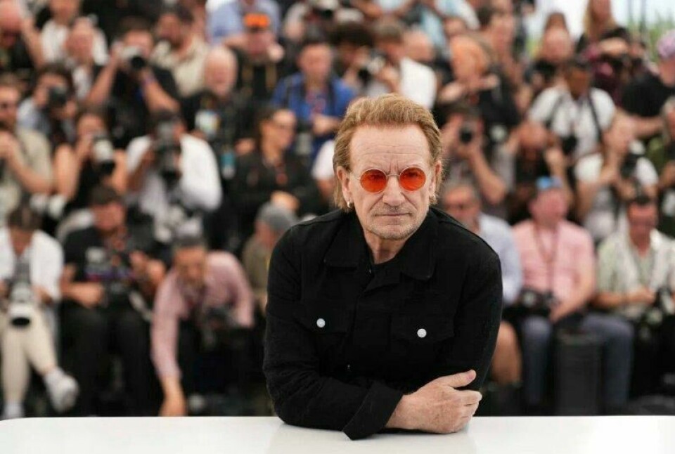 Bono under Cannes-festivalen nylig. Bono under Cannes-festivalen nylig. Foto: Scott A Garfitt / NTB