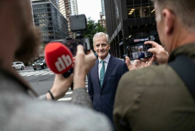 Statsminister Jonas Gahr Støre i New York i september i fjor. Denne uka skal han til Washington.