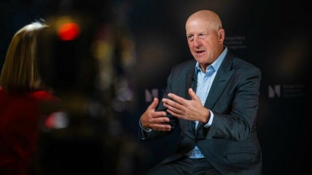 Konsernsjef David Solomon i Goldman Sachs deltok på Oljefondets investeringskonferanse tirsdag.