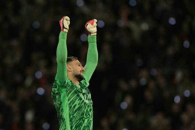 Gianluigi Donnarumma var toneangivende for PSG da de slo Arsenal i semifinalen i mesterligaen.