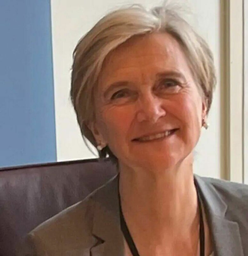 Margit Tveiten, kontrolldirektør i Utenriksdepartementet. Margit Tveiten, kontrolldirektør i Utenriksdepartementet.
