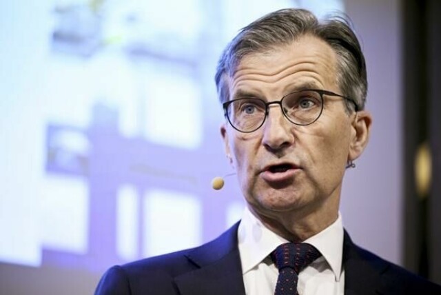 Sveriges sentralbanksjef Erik Thedéen. Arkivfoto: Anders Wiklund / TT via AP / NTB