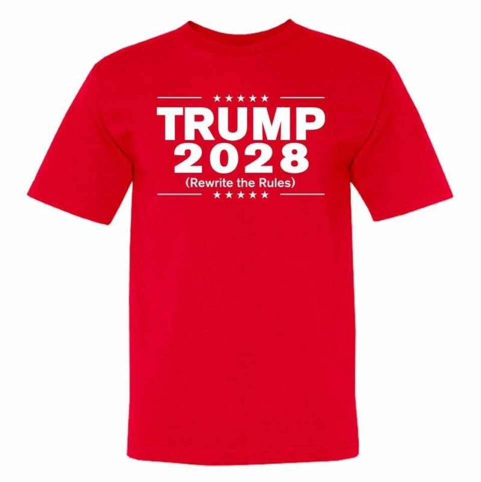 T-skjorten Trump Store nå selger. T-skjorten Trump Store nå selger. Foto: Skjermbilde / Trump Store