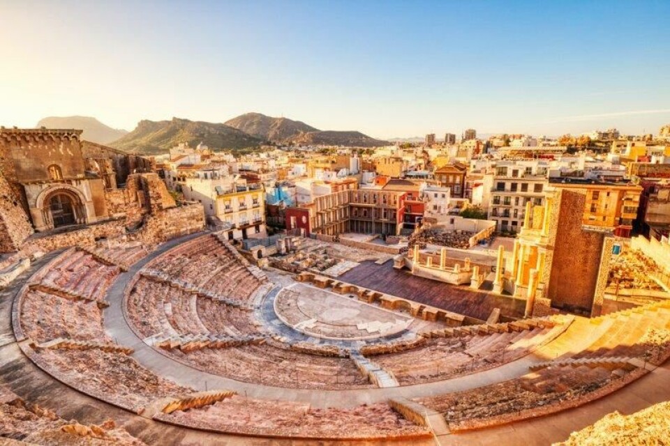 Sol, sol og mer sol. Cartagena i Spania er den byen med flest soltimer i Europa. Sol, sol og mer sol. Cartagena i Spania er den byen med flest soltimer i Europa. Foto: RomanSlavik.com / Shutterstock / NTB