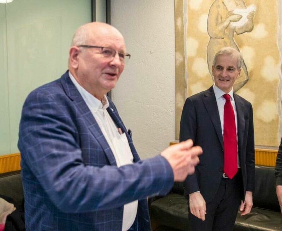 Tidligere utenriksminister Jonas Gahr Støre vitnet i milliardær Atle Berges søksmål mot den norske staten og skrøt av Ølen Betongs arbeid i Russland. Tidligere utenriksminister Jonas Gahr Støre vitnet i milliardær Atle Berges søksmål mot den norske staten og skrøt av Ølen Betongs arbeid i Russland. Foto: Terje Pedersen / NTB