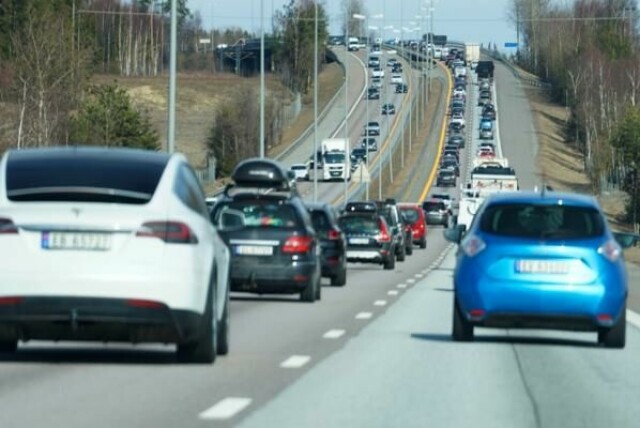Flere ulykker har skapt trøbbel i påsketrafikken lørdag. Illustrasjonsfoto: Heiko Junge / NTB