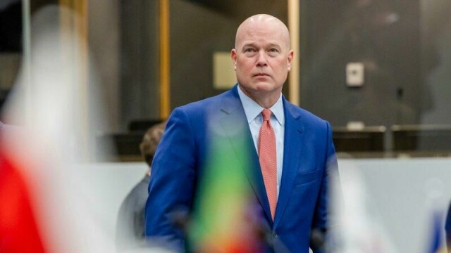 USAs nye Nato-ambassadør Matthew Whitaker sier han har «laserfokus» på å få økt prosentmålet.