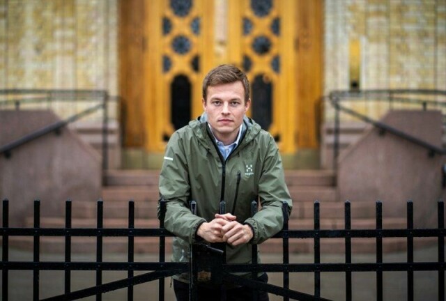 KrFU-leder Hadle Rasmus Bjuland vil ikke ha en ny periode som leder av ungdomspartiet.