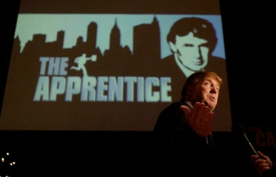 Donald Trump hadde til å begynne med stor suksess som programleder for realityserien «The Apprentice». Tre av fire seere mistet etter hvert interessen for serien, som likevel trolig hjalp ham på veien mot Det hvite hus. Donald Trump hadde til å begynne med stor suksess som programleder for realityserien «The Apprentice». Tre av fire seere mistet etter hvert interessen for serien, som likevel trolig hjalp ham på veien mot Det hvite hus. Foto: AP / NTB