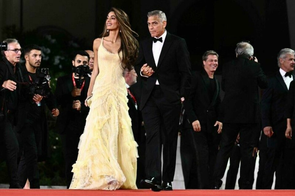Ifølge George Clooney krangler han og kona Amal aldri. Her er stjerneparet avbildet i 2024. Ifølge George Clooney krangler han og kona Amal aldri. Her er stjerneparet avbildet i 2024. Foto: Marco Bertorello / AFP / NTB