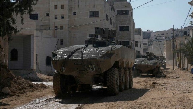 Israelske soldater i Jenin i mars.