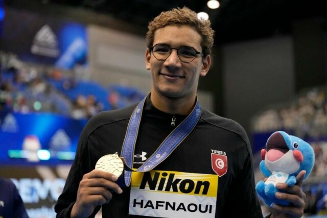 Ahmed Hafnaoui har blitt utestengt i 21 måneder.