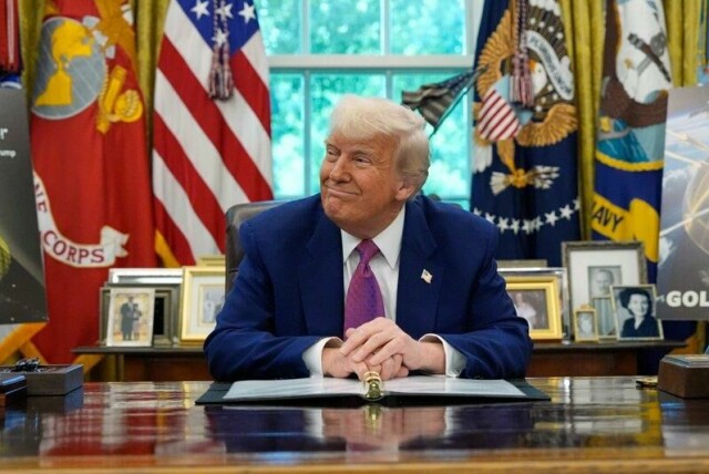 President Donald Trump er ikke bekymret over russisk opprustning langs grensen til Finland og Norge.