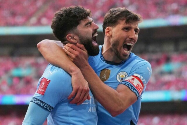 Josko Gvardiol og Manchester City tok seg til FA-cupfinale med seier over Nottingham Forest.