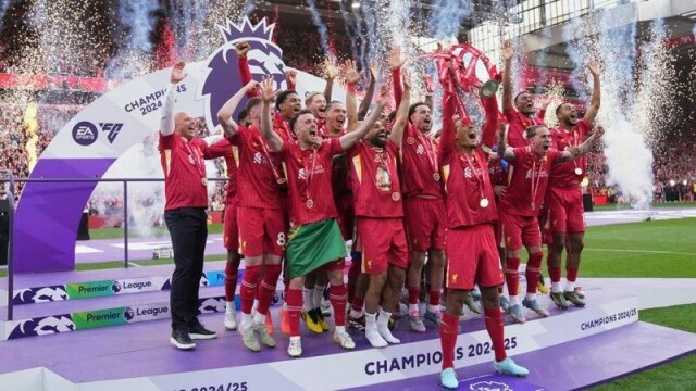 Liverpool fikk søndag det synlige beviset på at de vant Premier League denne sesongen.