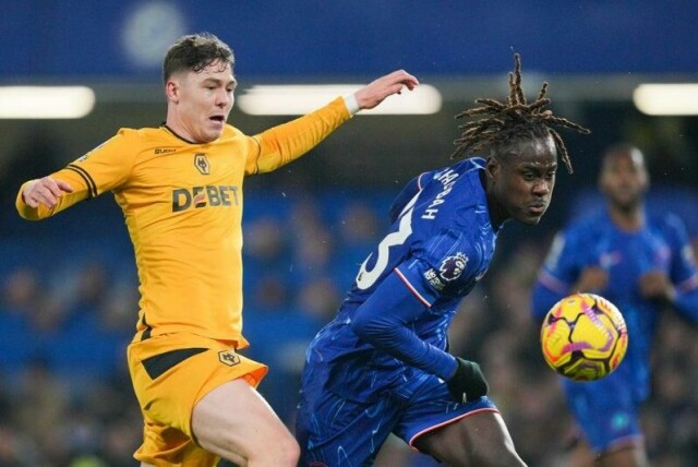 Jørgen Strand Larsen herjer for Wolves om dagen.