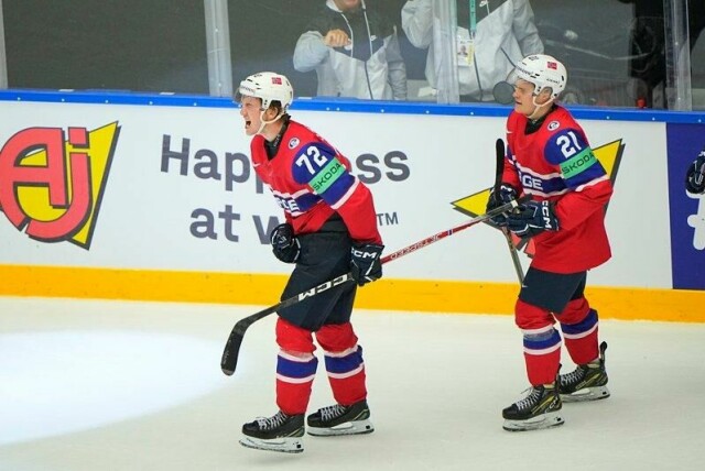 Norsk jubel etter Stian Solbergs utligningsmål iVM-kampen mot USA.
