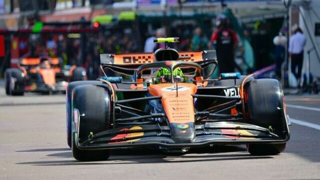 Lando Norris kjørte best i kvalifiseringen i Monaco.