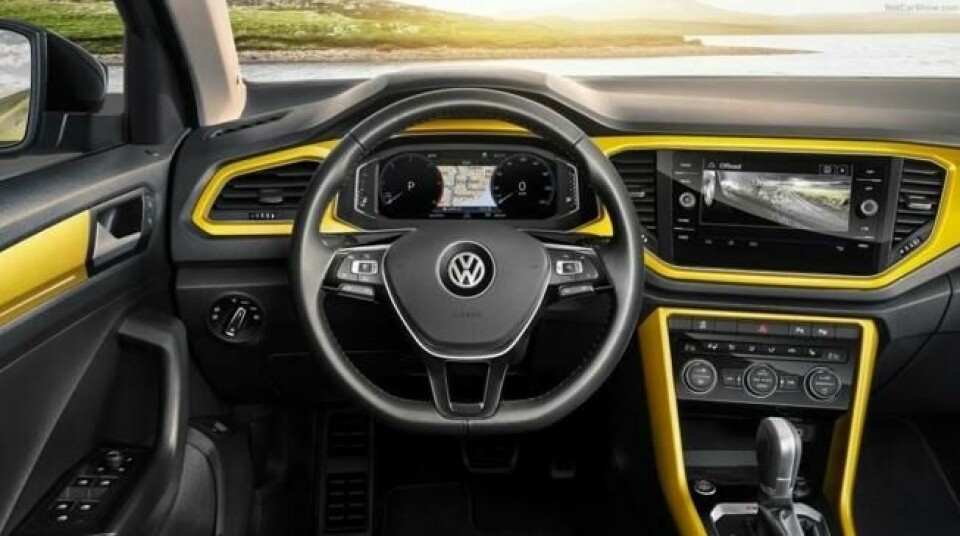 VW har lagt vekt på et skikkelig interiør. Her er det mulig med digitale instrumenter, og du kan få en 8” skjerm til det nye infotainmentsystemet. VW har lagt vekt på et skikkelig interiør. Her er det mulig med digitale instrumenter, og du kan få en 8” skjerm til det nye infotainmentsystemet.