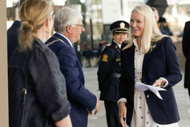 Kronprinsesse Mette-Marit ankommer Europakonferansen mandag morgen.