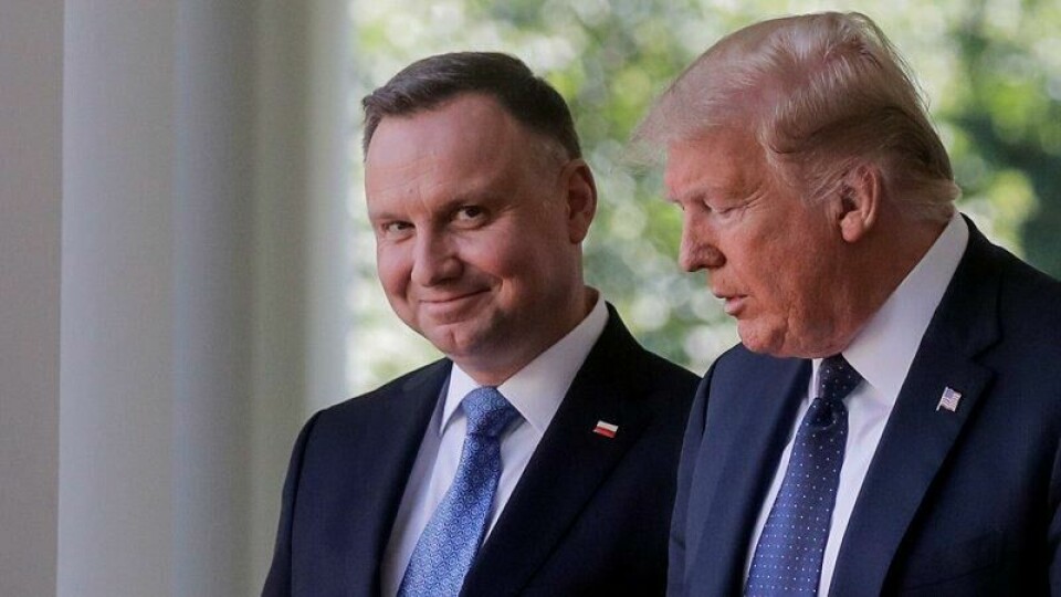 sammenlignet med mannen som nå skal erstatte ham i presidentpalasset, har Duda oppført seg relativt balansert, skriver Lauritzen. sammenlignet med mannen som nå skal erstatte ham i presidentpalasset, har Duda oppført seg relativt balansert, skriver Lauritzen. Foto: Carlos Barria / Reuters