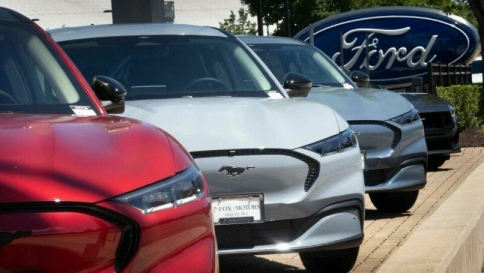I NORGE: Det kommer ikke veldig mange biler fra Mexico til det norske markedet. Men Mustang Mach-E fra Ford er et stort unntak, den produseres nemlig i Mexico. I NORGE: Det kommer ikke veldig mange biler fra Mexico til det norske markedet. Men Mustang Mach-E fra Ford er et stort unntak, den produseres nemlig i Mexico. Foto: SCOTT OLSON / AFP / NTB