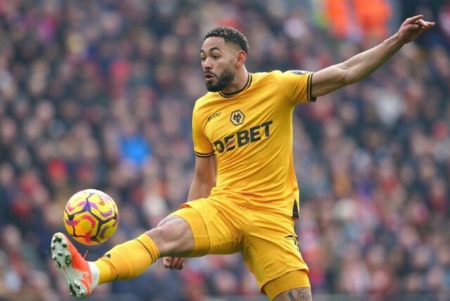 Wolverhamptons Matheus Cunha i en kamp mot Liverpool i januar.